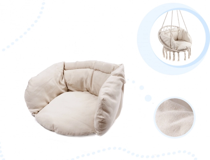 Assise confortable avec coussins moelleux