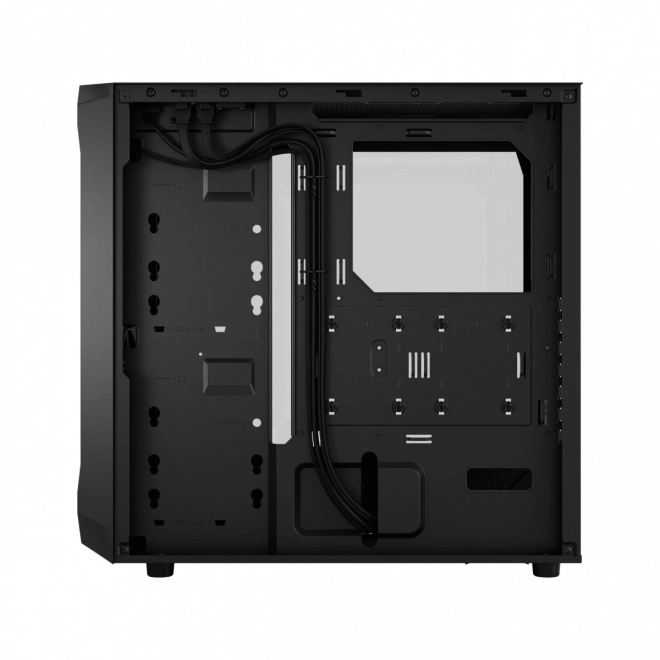 boîtier informatique noir avec panneau latéral transparent