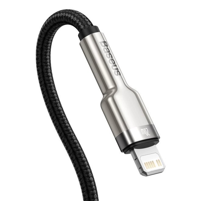 Baseus USB-C vers Lightning câble Cafule 20W, 2m noir