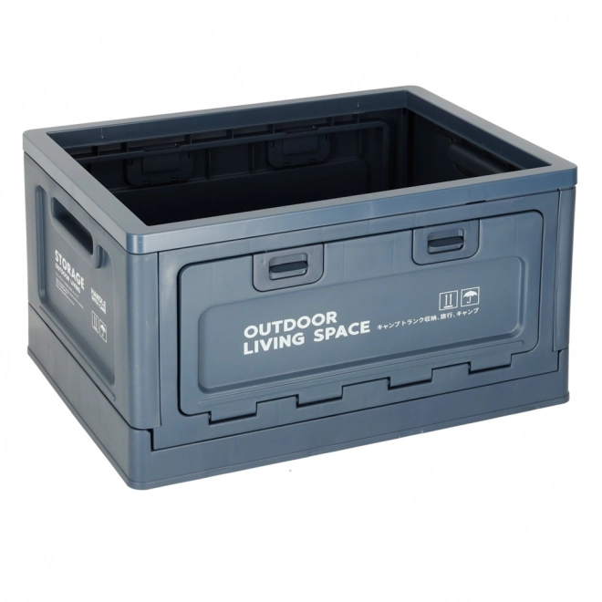Boîte de camping - caisse pliante 25l bleu