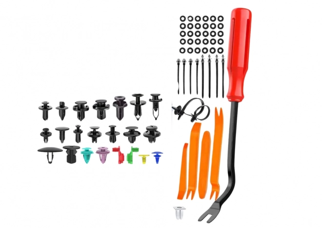 Ensemble d'attaches automobiles dans un organiseur 23 tailles 680 pcs