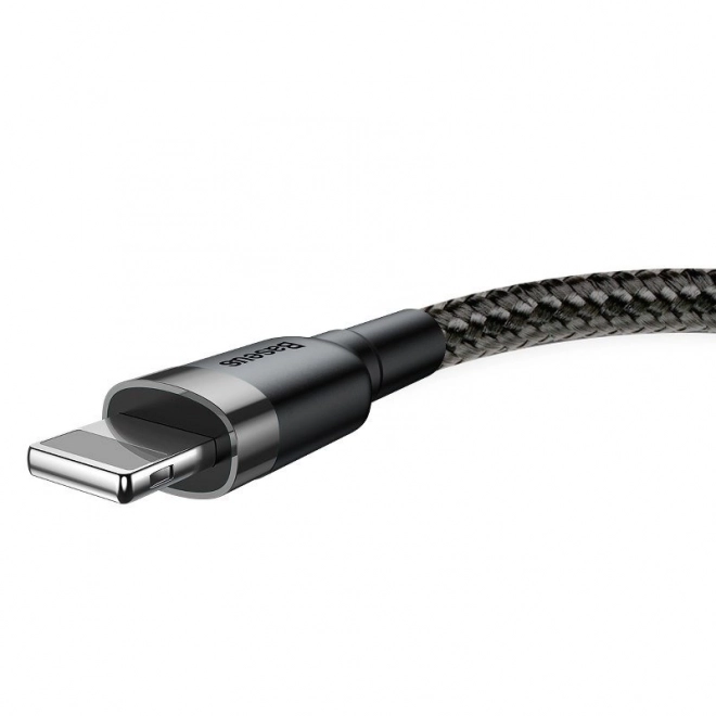 Câble USB Lightning Baseus Cafule 2A 3m (Noir Gris)