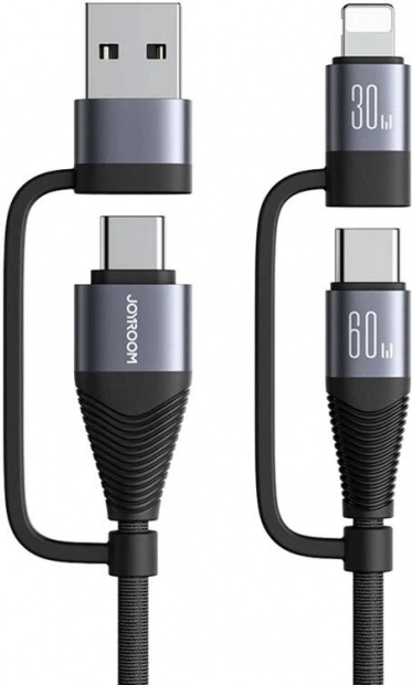 Câble de charge 4 en 1 Joyroom noir 1,2 m