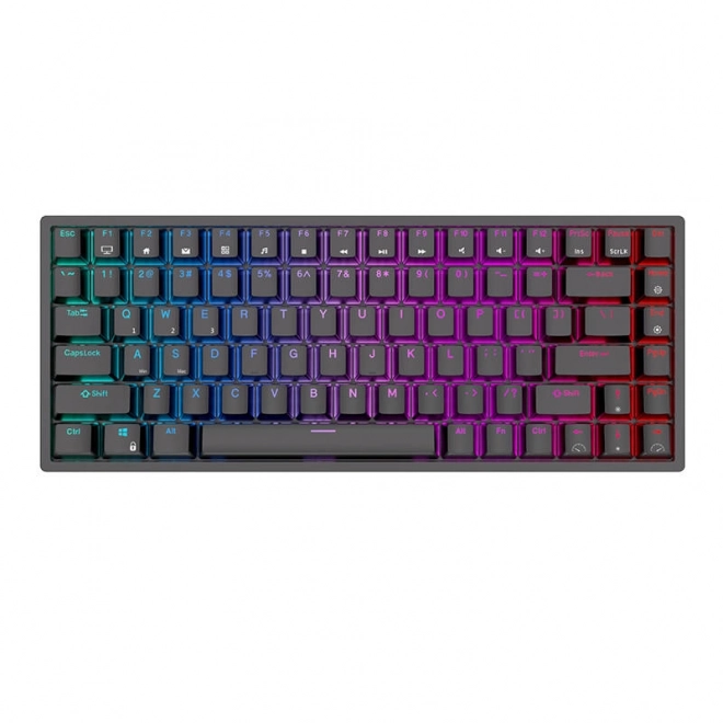Clavier mécanique sans fil Royal Kludge RK84 avec rétroéclairage RGB et commutateurs rouges