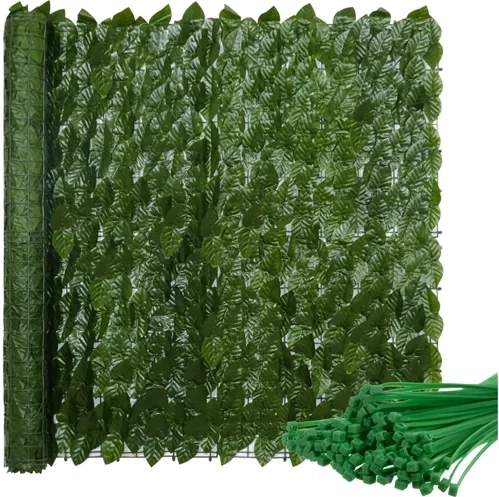 Haie artificielle en lierre pour balcon 3 m