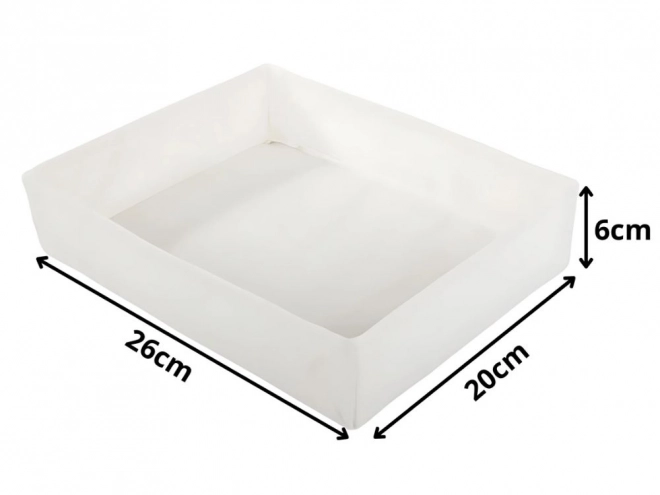 Organisateur universel blanc pour tiroir de garde-robe