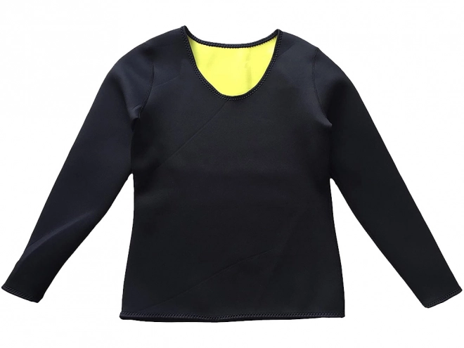 T-shirt de fitness amincissant pour femmes à manches longues