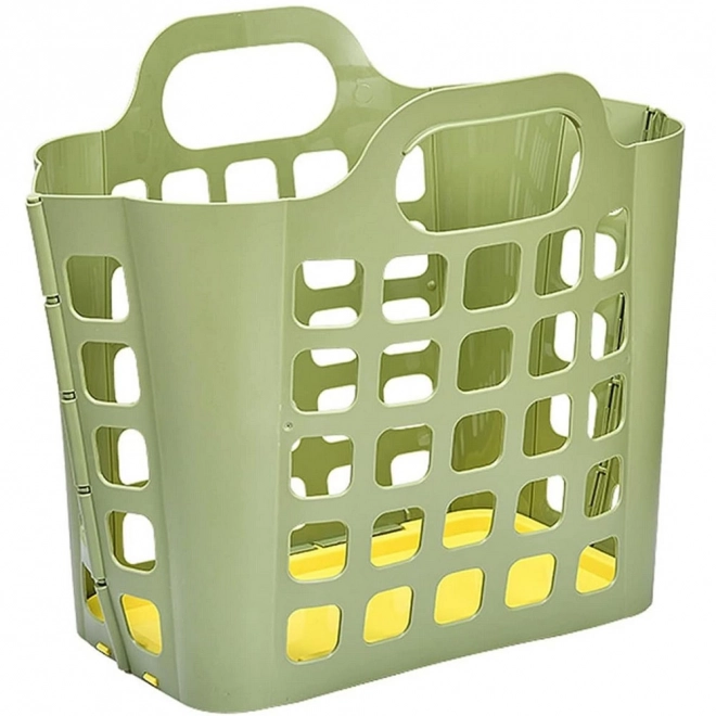 Panier pliant en plastique pour courses et linge