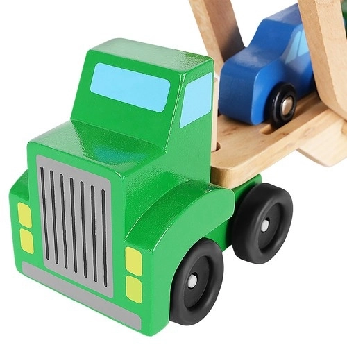 Camion en bois - remorque + ensemble de voitures 22698