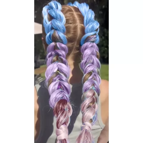 Cheveux synthétiques ombrés tresses Soulima 23577