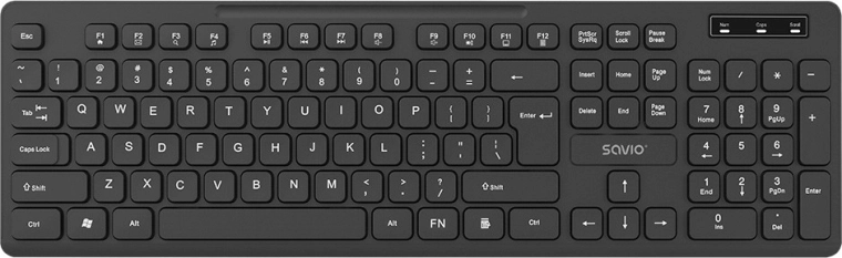 Disposition complète avec pavé numérique