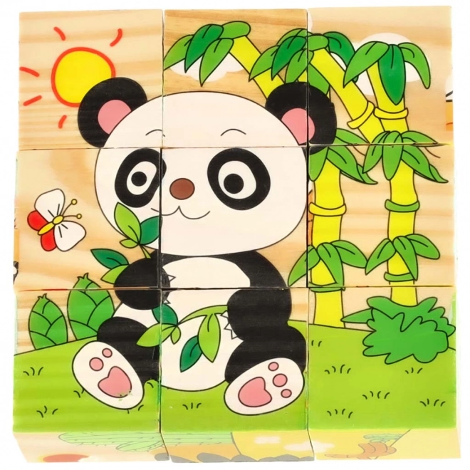 Puzzle en bois Safari 3D
