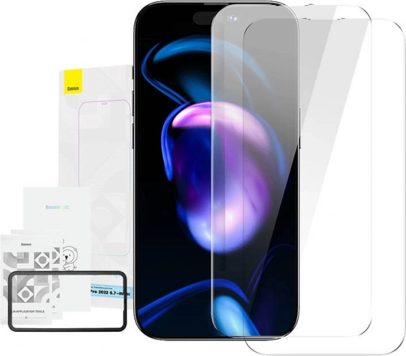 Baseus Crystal verre trempé 0,3 mm pour iPhone 14 – Pro Max