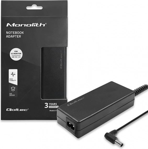 Adaptateur d’alimentation pour moniteur LG 40W 19V 2,1A