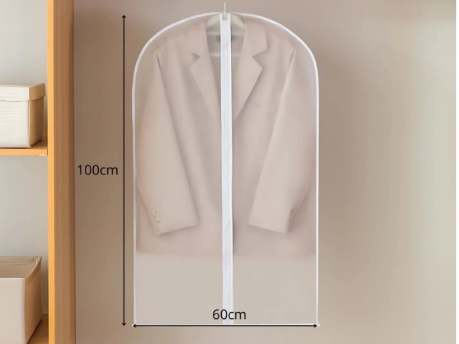 Housse de protection pour manteaux et vestes 60x100 cm