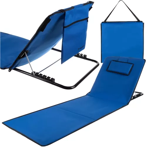 Tapis de plage avec dossier + coussin Trizand 23617