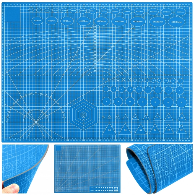 Tapis de découpe auto-régénérant réversible A2