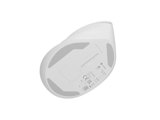 Souris verticale sans fil Crake 2 BT 5.2 + 2.4GHz blanche