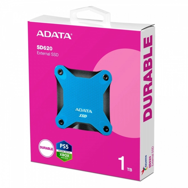 Disque SSD externe ADATA SD620 1TB bleu