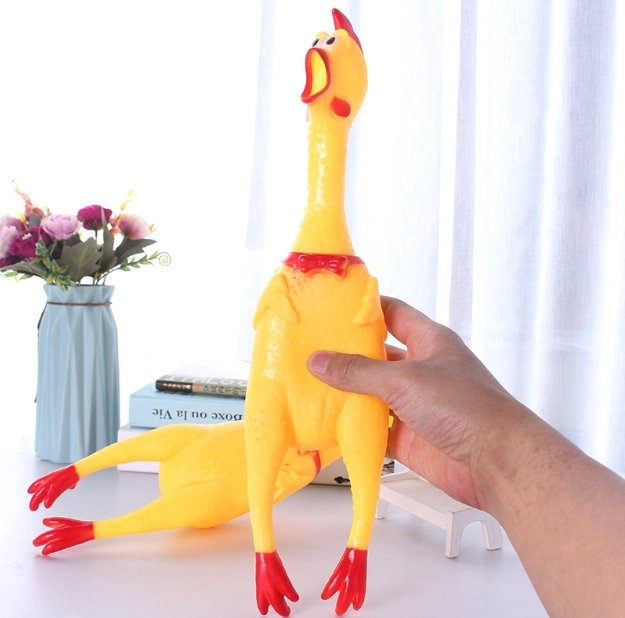 Jouet couineur pour chiens - poulet, 16 cm