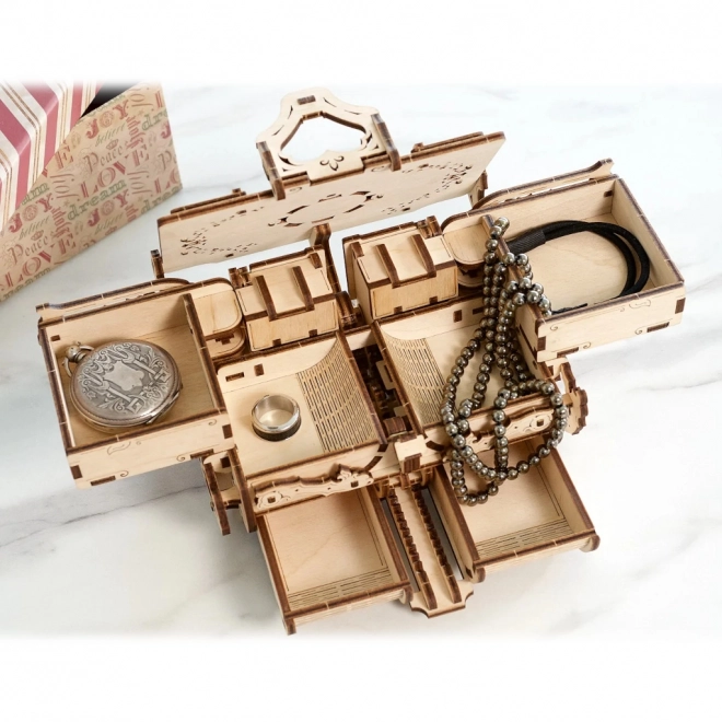 Boîte à bijoux antique puzzle 3D
