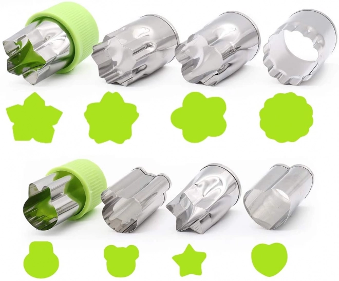 Ensemble de découpe pour fruits et légumes 8 pièces
