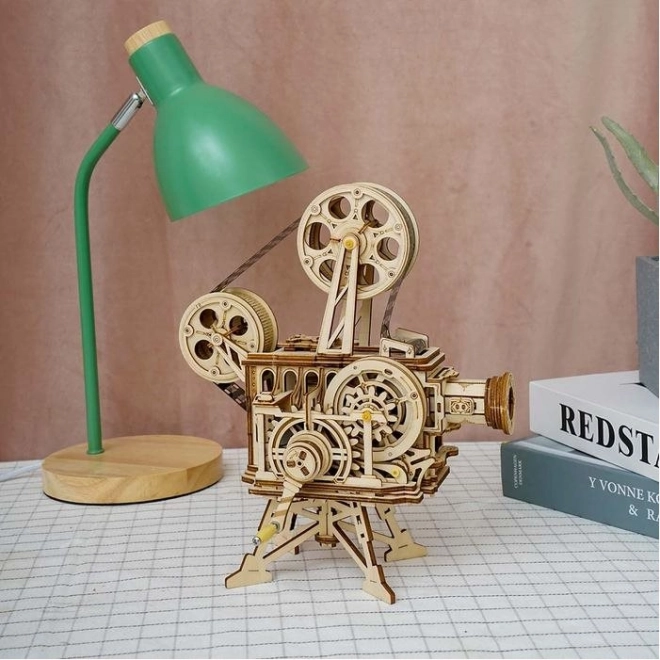 Puzzle mécanique en bois 3D RoboTime Projecteur de film
