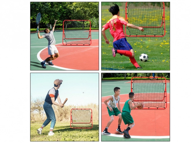 Cadre d'entraînement Rebounder pour football rebondissant 100x100cm