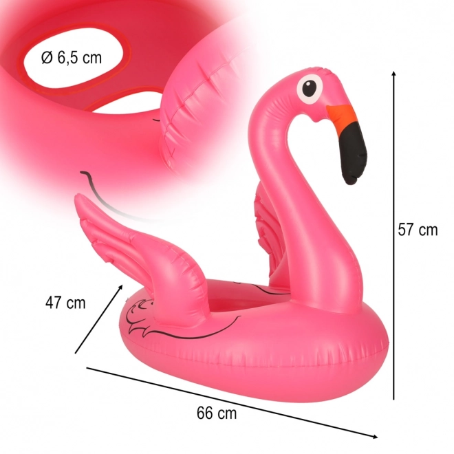 Bouée gonflable pour enfants en forme de flamant rose