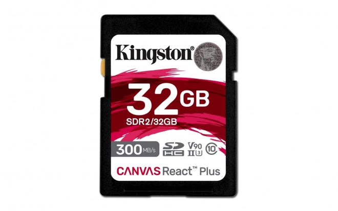 Carte mémoire SD 32GB Canvas React Plus UHS-II