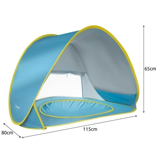 Tente de plage avec piscine 21204