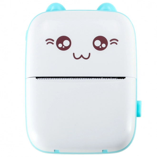 Imprimante mini mobile thermique Chat Bleu