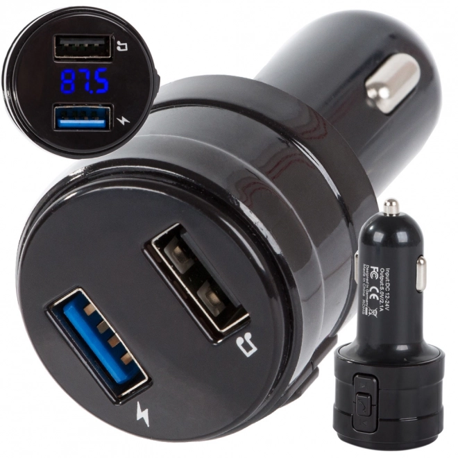 Transmetteur FM multifonction pour voiture avec Bluetooth