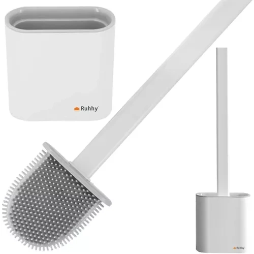 Brosse en silicone pour salle de bain