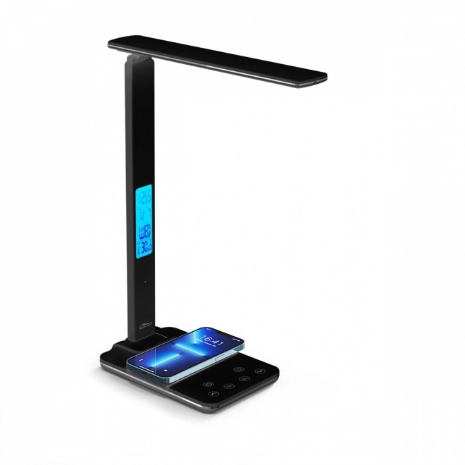 Lampe de table avec chargeur sans fil LEDITOU noir