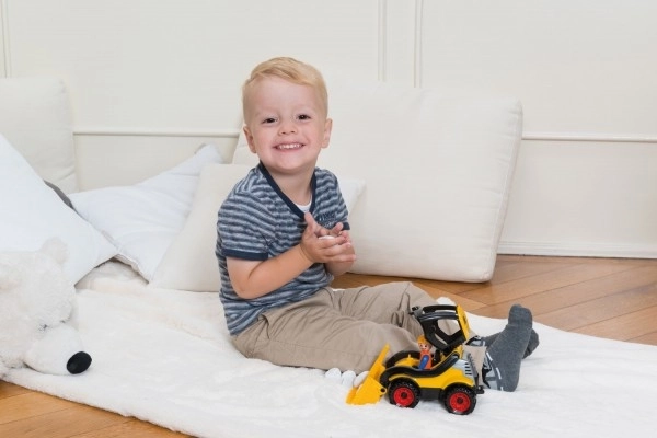 Camion Auto Truckies chargeur en plastique 20 cm avec figurine dans une boîte 24m+