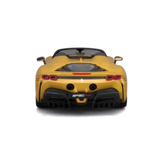 Bburago Ferrari SF90 Spider 1:18 - Jaune