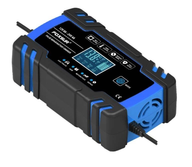 Chargeur automatique de voiture avec fonction de réparation 12V 24V
