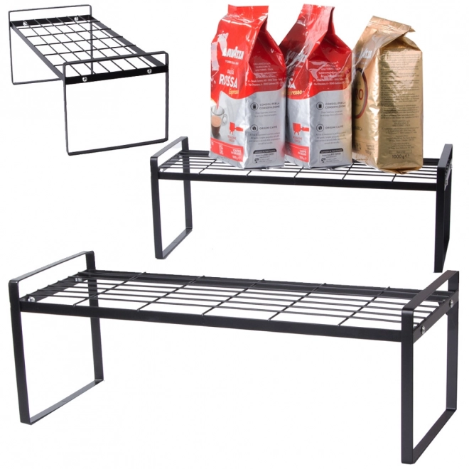 Support métallique de cuisine noir