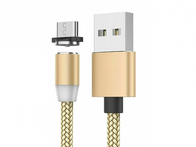 Câble de charge magnétique 3-en-1 micro USB, type-c et lightning, 1m