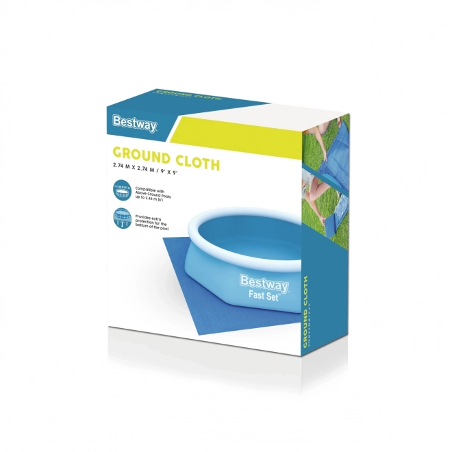 Bâche pour piscine de jardin 274x274 cm Bestway
