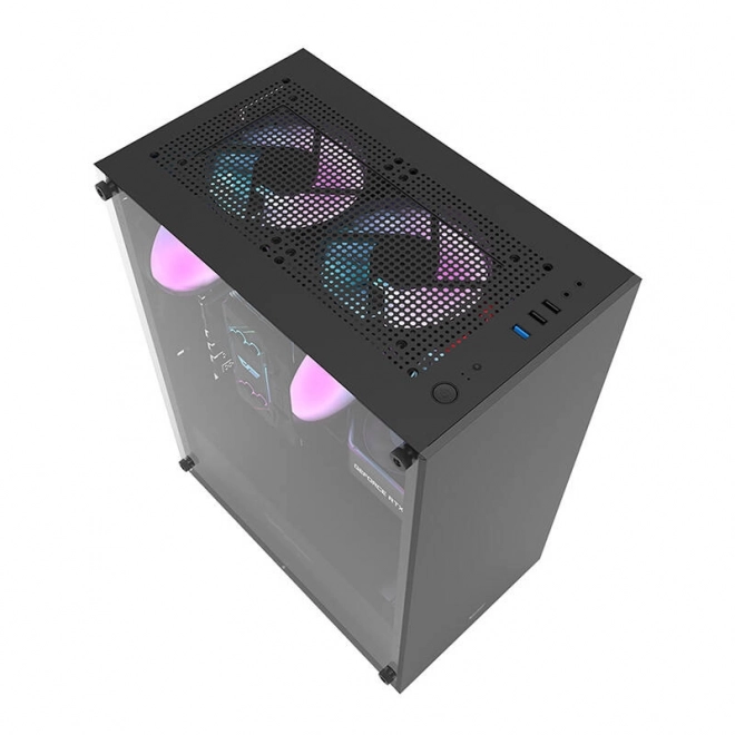 Boîtier d'ordinateur Darkflash DK100 (noir)