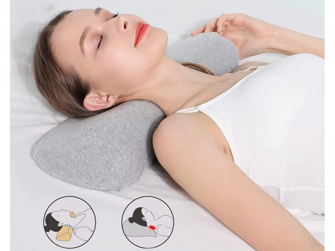 Oreiller orthopédique ergonomique en mousse à mémoire de forme