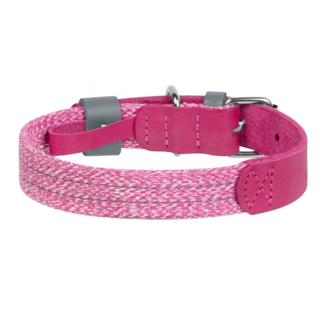 Collier classique pour chiens avec code QR Waudog taille L rose