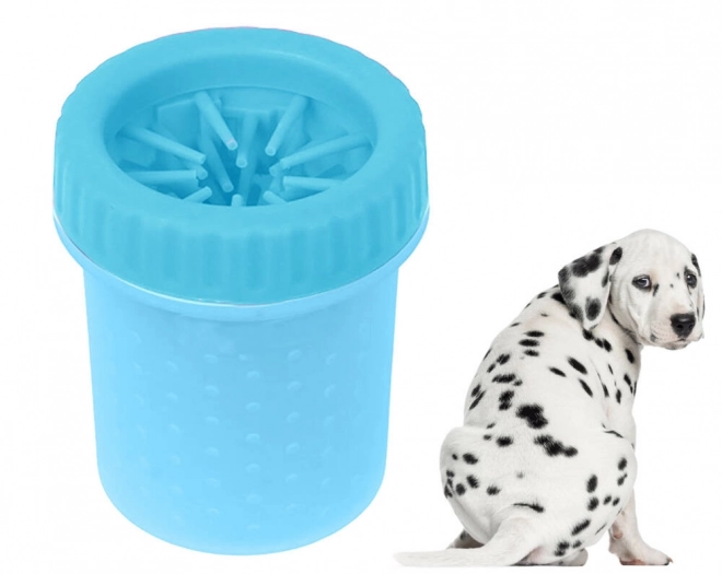Nettoyeur de pattes pour chiens et chats gobelet en silicone pour nettoyer les pattes grand xl – Bleu