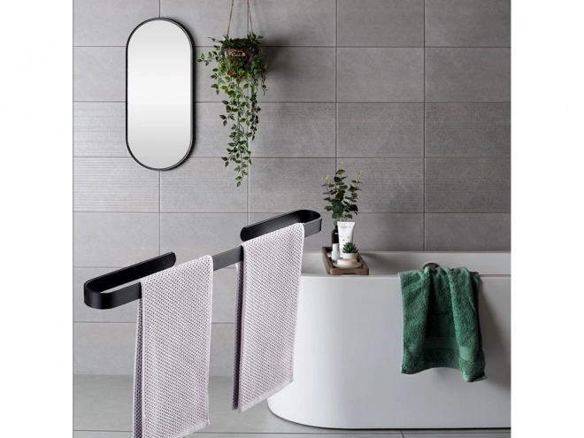 Porte-manteau mural en métal pour salle de bain