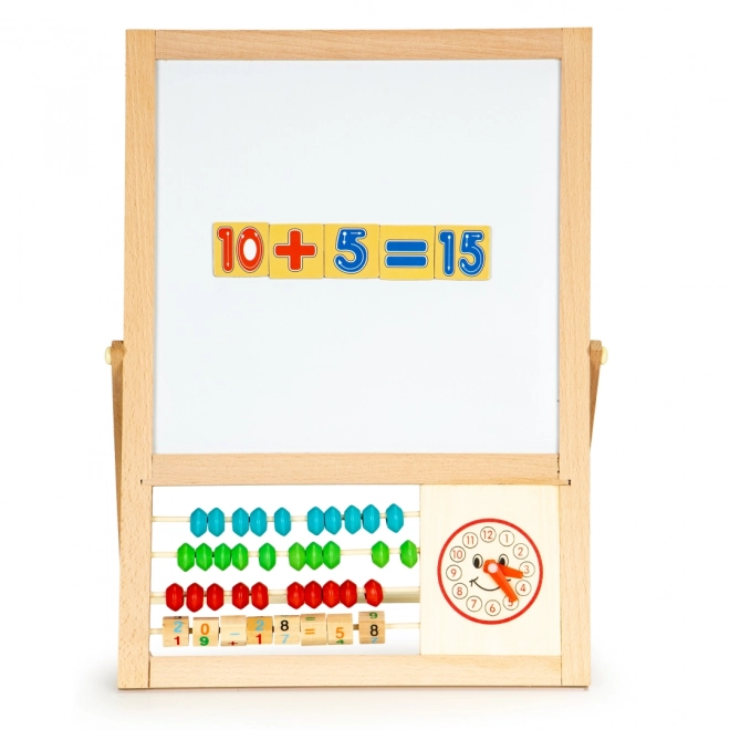 Tableau magnétique avec chiffres et boulier