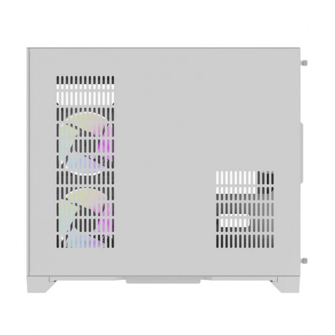 Boîtier d'ordinateur Darflash FT418 + 6 ventilateurs aRGB (blanc)