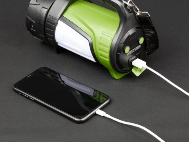 Lampe LED rechargeable avec powerbank sous tente