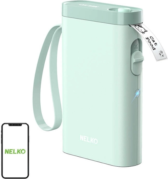 Imprimante d’étiquettes portable Nelko P21 verte